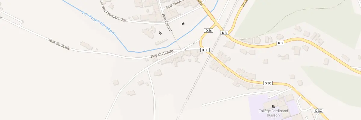 Plan du 1 Rue d’Euvezin à Thiaucourt-Regniéville