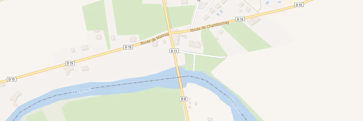 Plan du 2 Che Dit de l’Ognon à Pin
