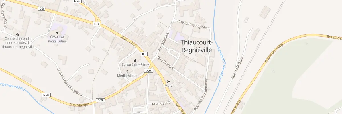 Plan du 16B Rue de la Vieille Halle à Thiaucourt-Regniéville