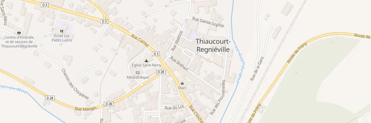 Plan du 9 Rue Brehart à Thiaucourt-Regniéville
