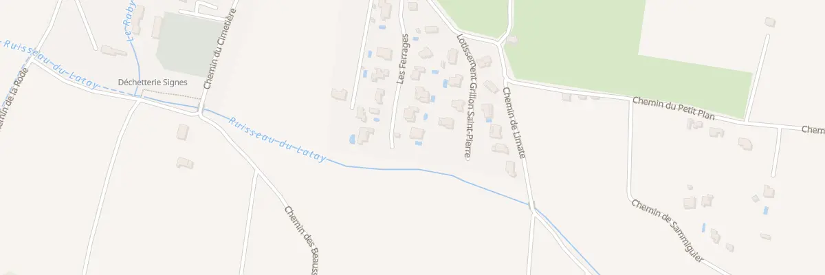 Plan du 13 Rue du Lot les Ferrages à Signes