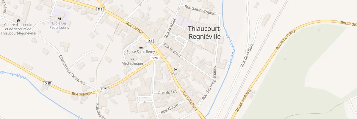 Plan du 10 Rue Brehart à Thiaucourt-Regniéville