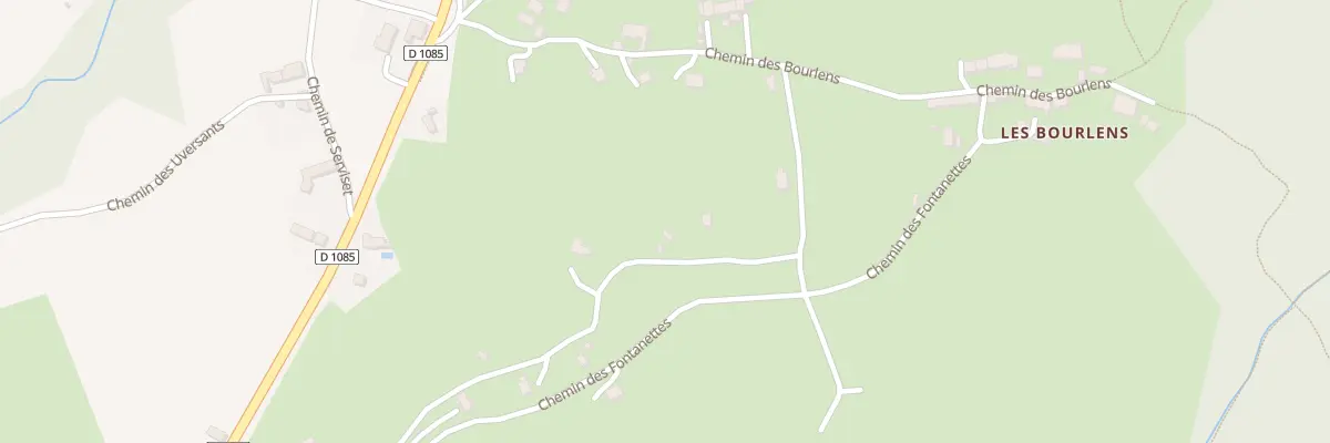 Plan du 313 Che des Pras Grand à La Salle-en-Beaumont