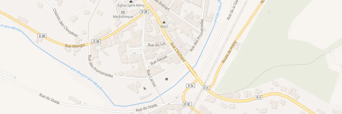 Plan du 4 Rue Neuve à Thiaucourt-Regniéville