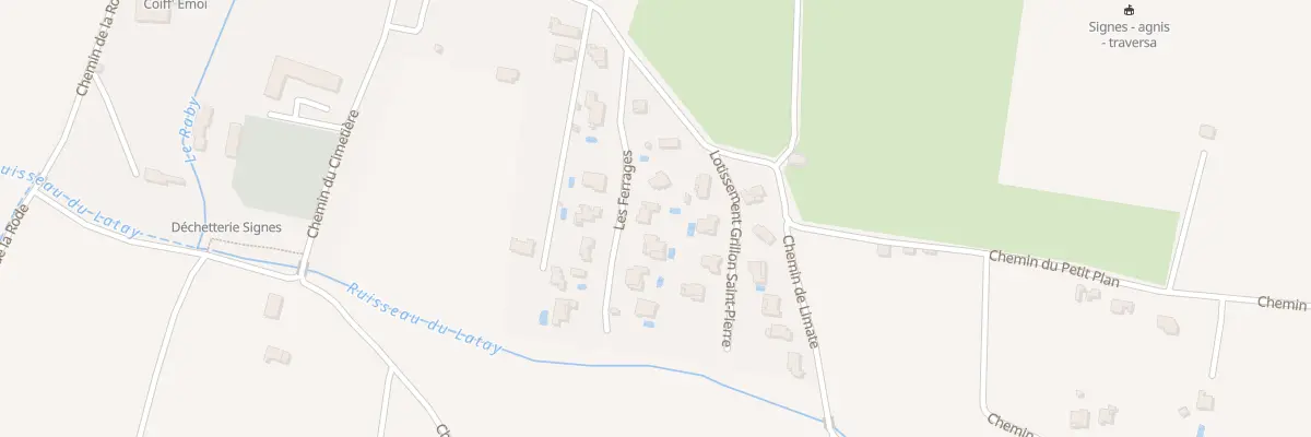 Plan du 7 Rue du Lot les Ferrages à Signes