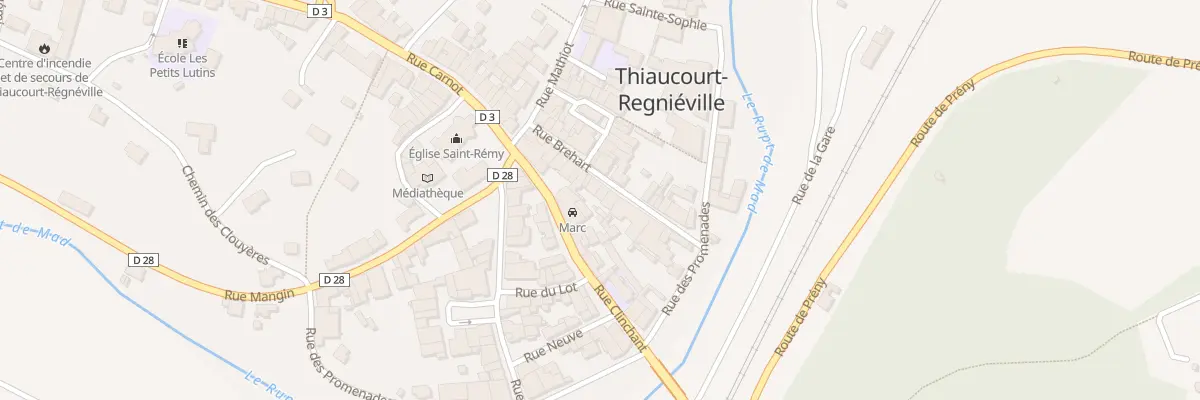 Plan du 14B Rue Brehart à Thiaucourt-Regniéville