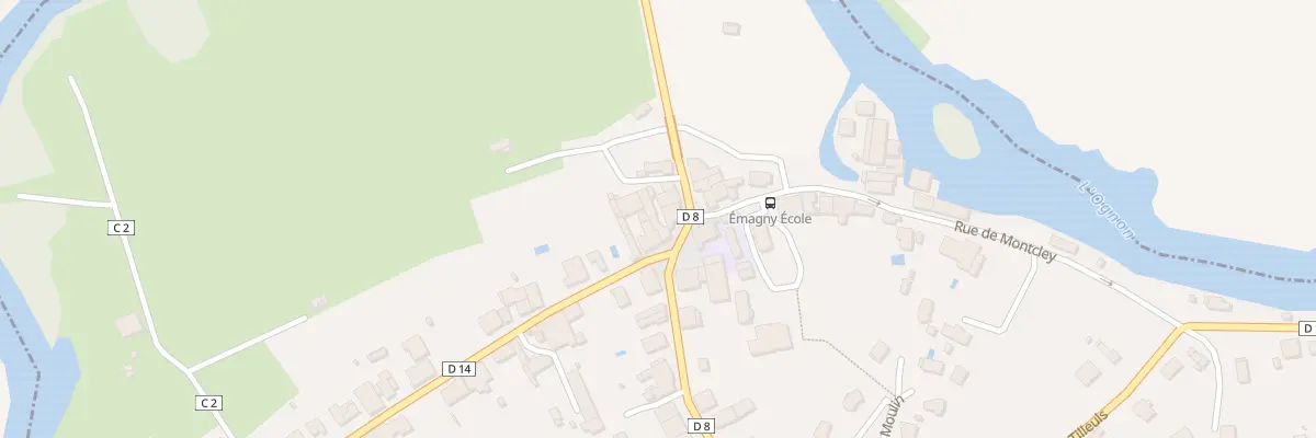 Plan du 4 Pl de la Mairie à Émagny