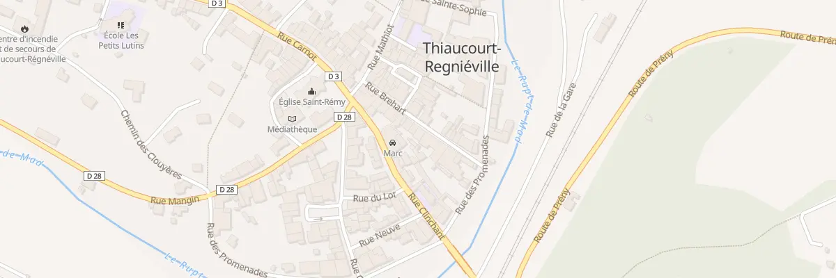 Plan du 16 Rue Brehart à Thiaucourt-Regniéville