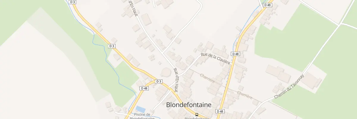 Plan du 12 Rue d’En Haut à Blondefontaine