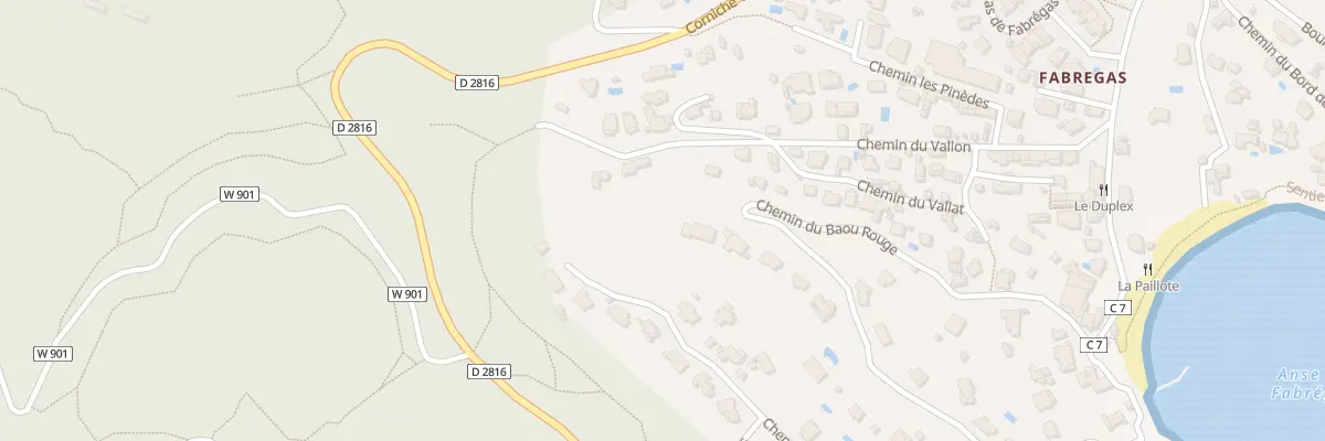 Plan du 372 Che du Vallon à La Seyne-sur-Mer