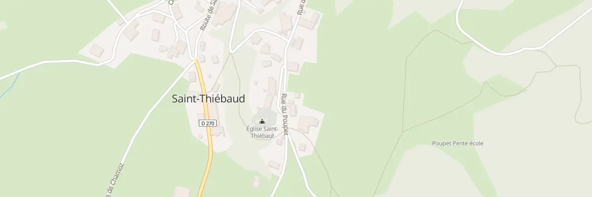 Plan du 7 Rue du Poupet à Saint-Thiébaud