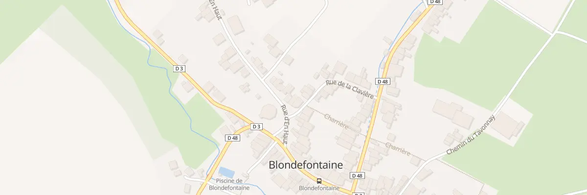 Plan du 10 Rue d’En Haut à Blondefontaine