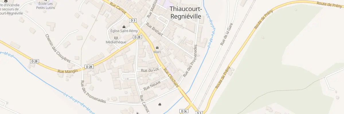 Plan du 18 Rue Brehart à Thiaucourt-Regniéville