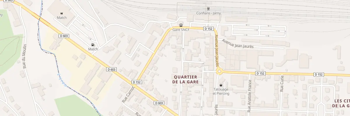 Plan du 23 Rue Jeanne d’Arc à Jarny