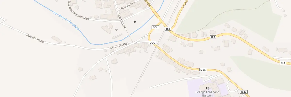 Plan du 10 Rue du Faubourg Saint Jean à Thiaucourt-Regniéville