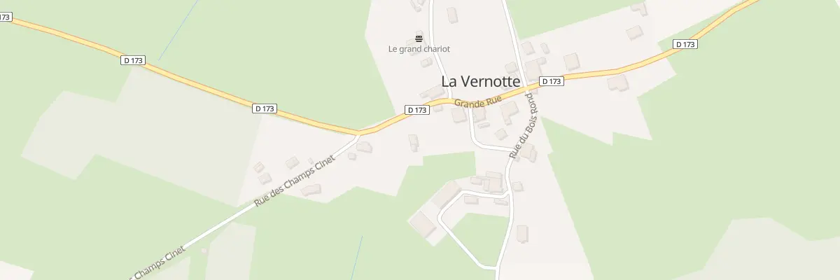Plan du 9B Grande Rue à La Vernotte