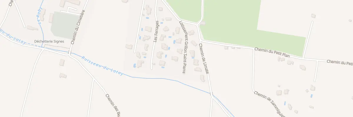 Plan du 8 Rue du Lot Grillon St Pierre à Signes