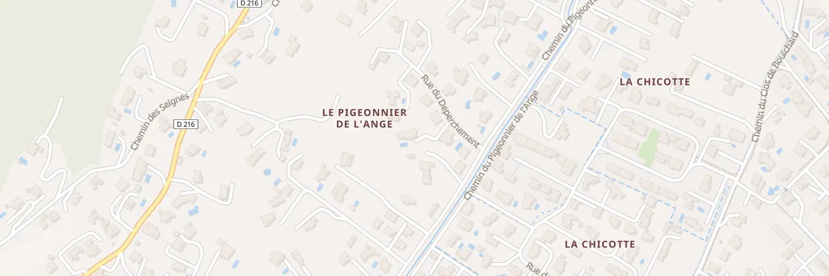 Plan du 7623 Che du Pigeonnier de l’Ange à Villeneuve