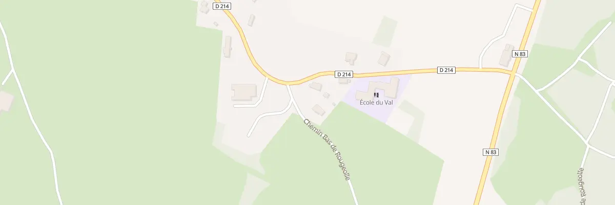 Plan du 1 Che de Bas de Rougeolle à Chay