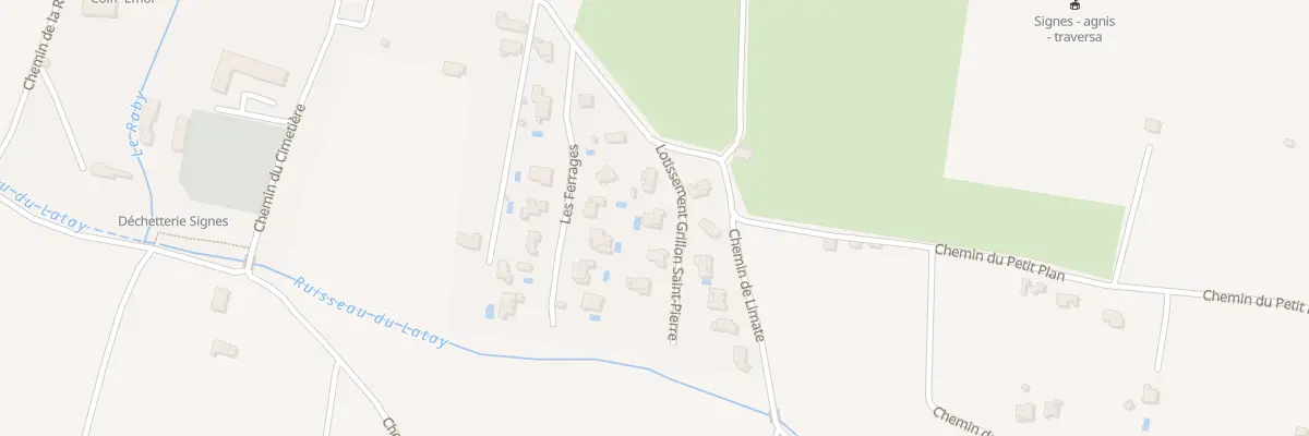 Plan du 4 Rue du Lot Grillon St Pierre à Signes