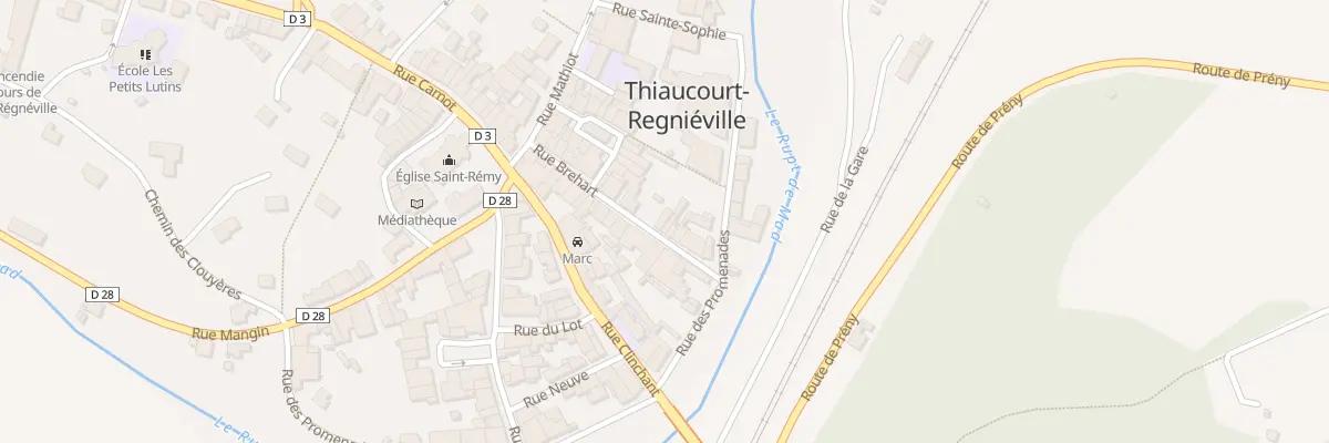 Plan du 19 Rue Brehart à Thiaucourt-Regniéville