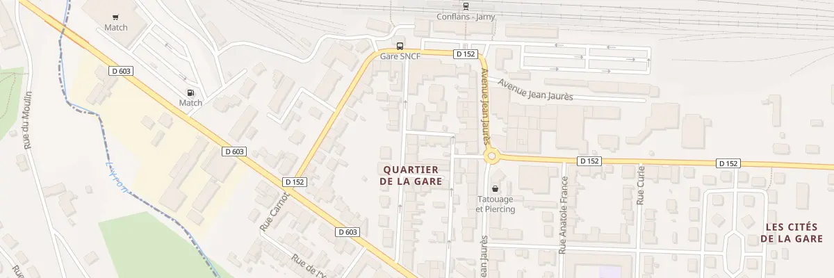 Plan du 24 Rue Jeanne d’Arc à Jarny