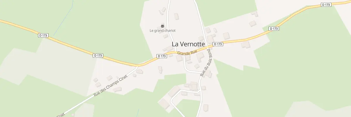 Plan du 7 Grande Rue à La Vernotte