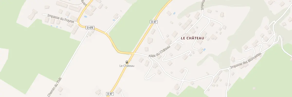 Plan du 5355 Le Chateau à Vimines