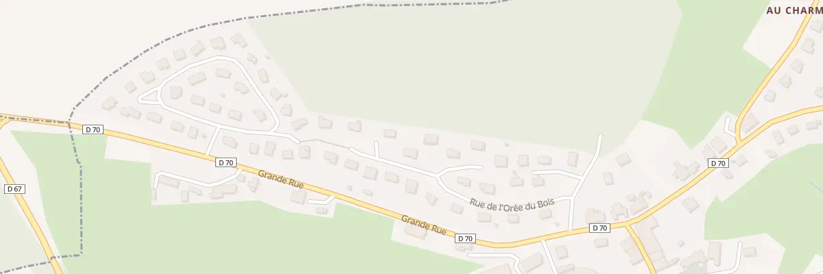Plan du 14 Rue de l’Oree du Bois à Audeux
