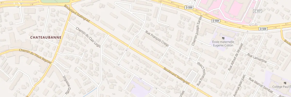 Plan du 55 Bd Stalingrad à La Seyne-sur-Mer
