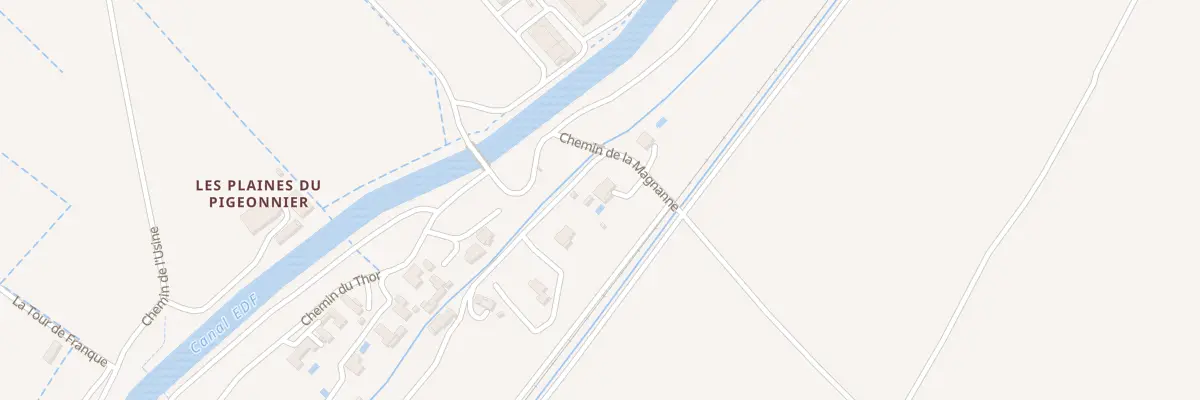 Plan du 7545 Le Pigeonnier à Villeneuve
