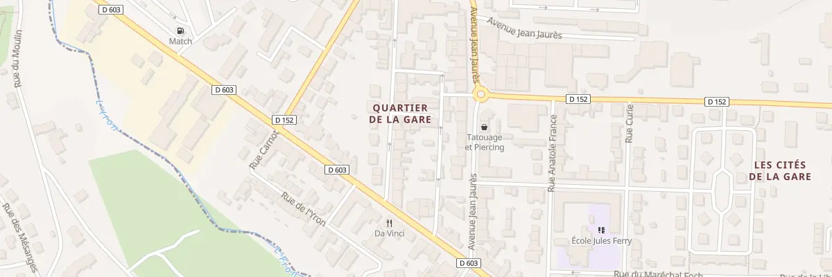 Plan du 14 Rue Jeanne d’Arc à Jarny