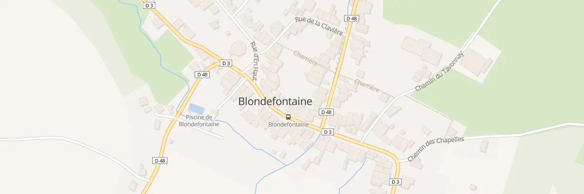 Plan du 5 Rue de la Grande Fontaine à Blondefontaine