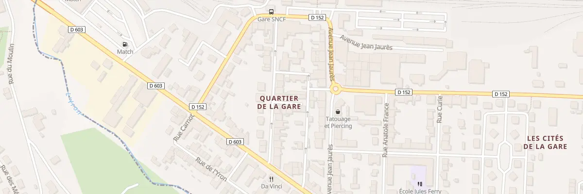 Plan du 18 Rue Jeanne d’Arc à Jarny