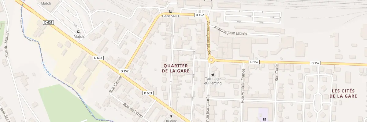 Plan du 20 Rue Jeanne d’Arc à Jarny