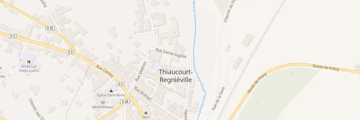 Plan du 4 Rue Sainte Sophie à Thiaucourt-Regniéville