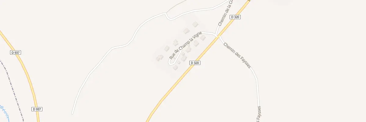 Plan du 5285 Lot Champs La Vigne à Montmaur