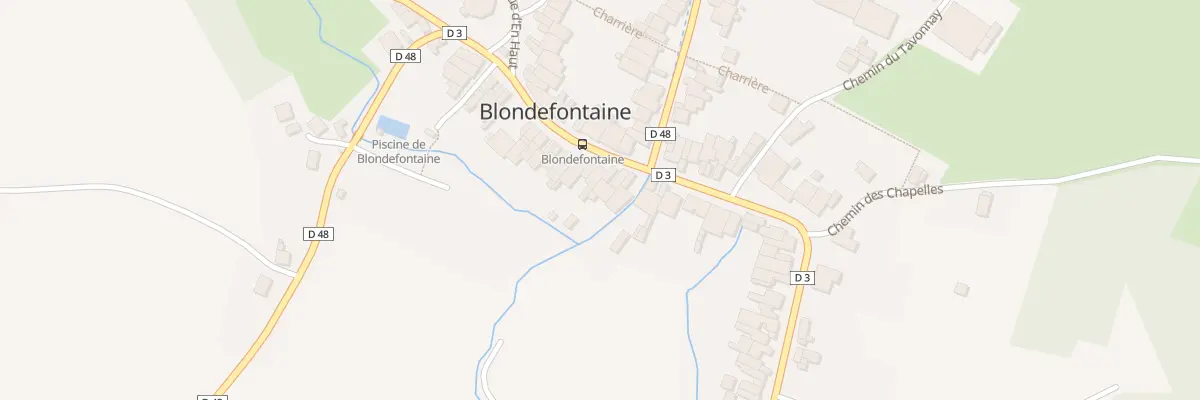 Plan du 24 Rue de la Grande Fontaine à Blondefontaine