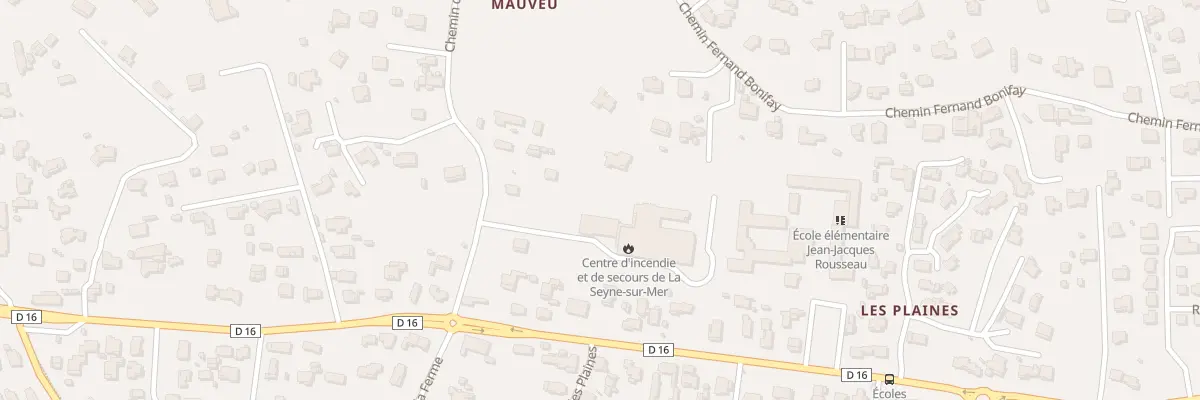 Plan du 652B Che de Mauveou à La Seyne-sur-Mer