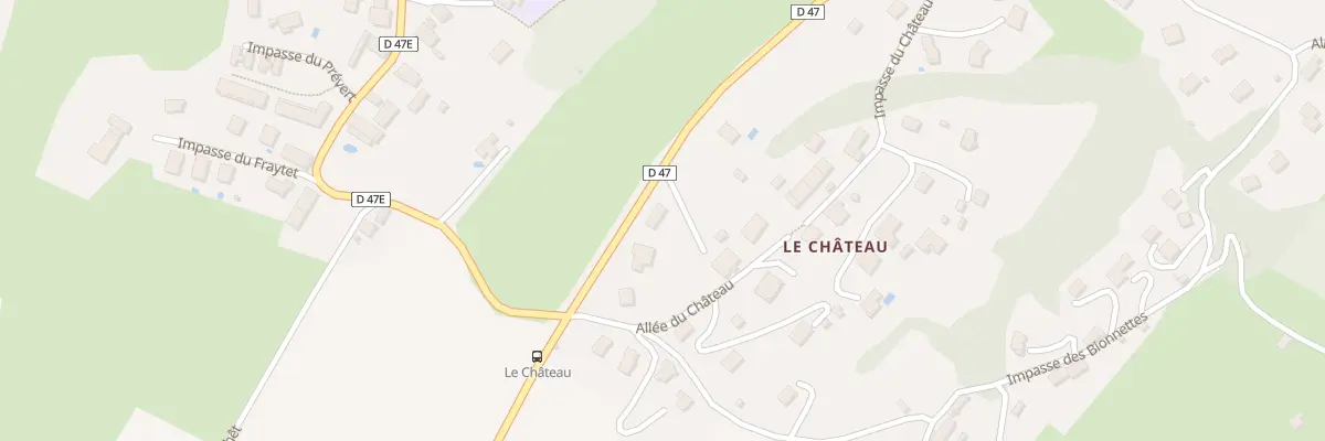 Plan du 5338 Le Chateau à Vimines