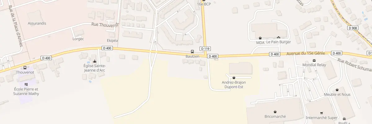 Plan du 471 Av du 15eme Genie à Écrouves