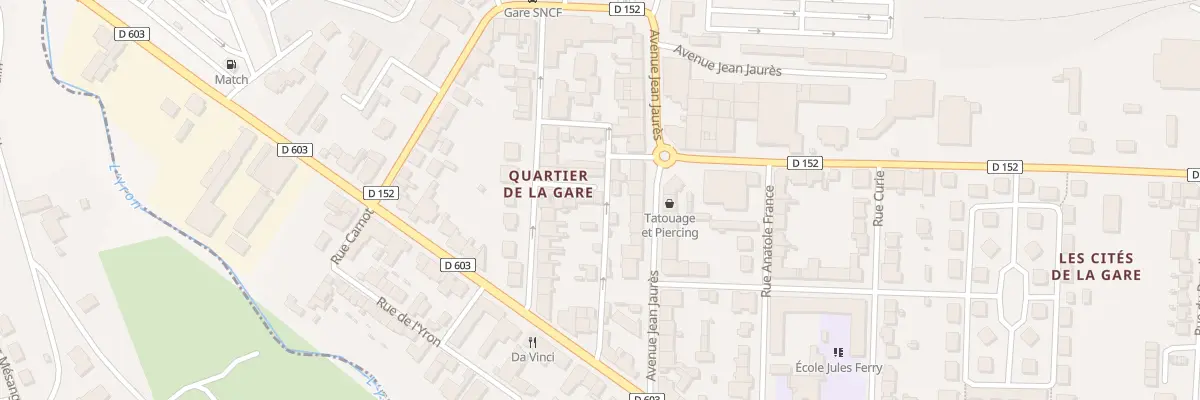 Plan du 16B Rue Jeanne d’Arc à Jarny