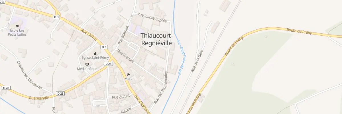Plan du 7 Rue des Promenades à Thiaucourt-Regniéville