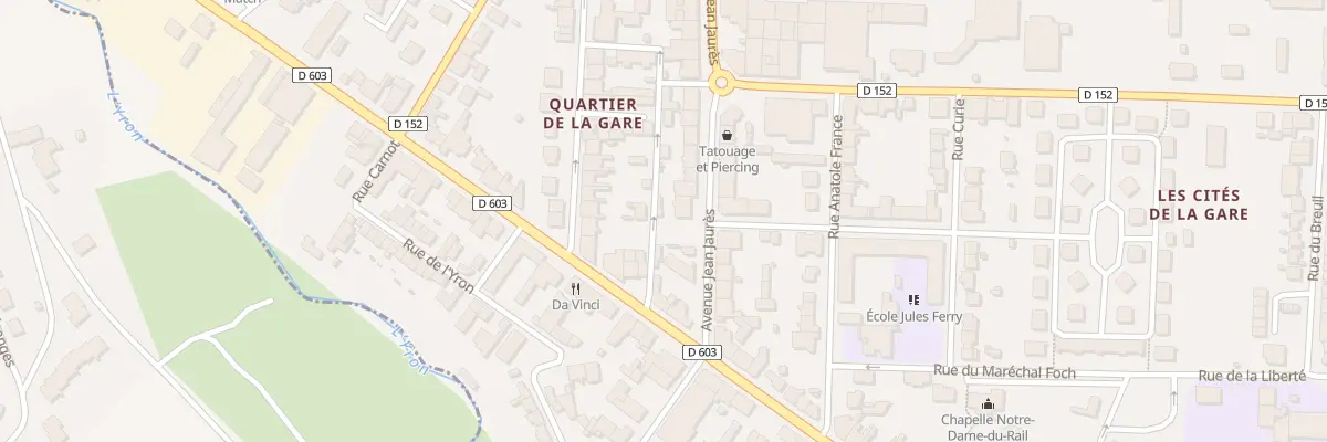 Plan du 15B Av Jean Jaures à Jarny