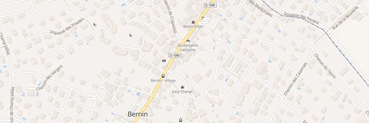 Plan du 19 Che du Bas Bernin à Bernin