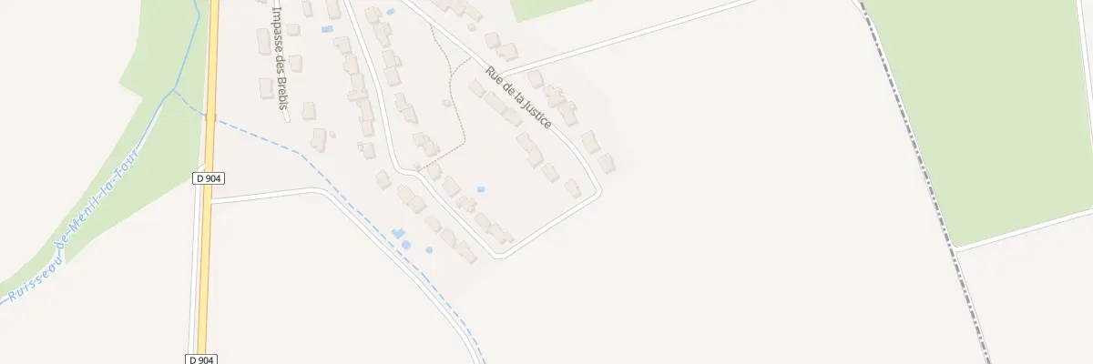 Plan du 18 Rue de la Justice à Ménil-la-Tour