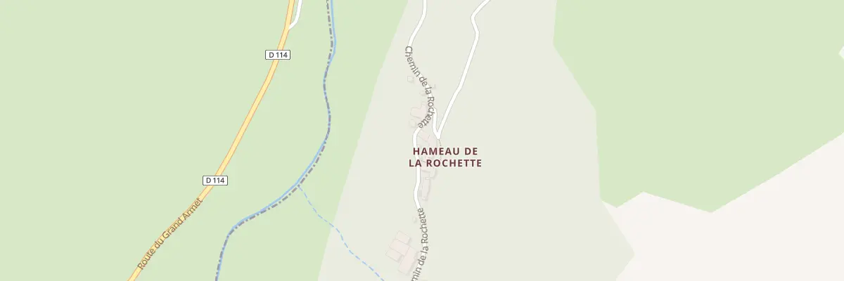 Plan du 126 Chem de la Rochette à Oris-en-Rattier