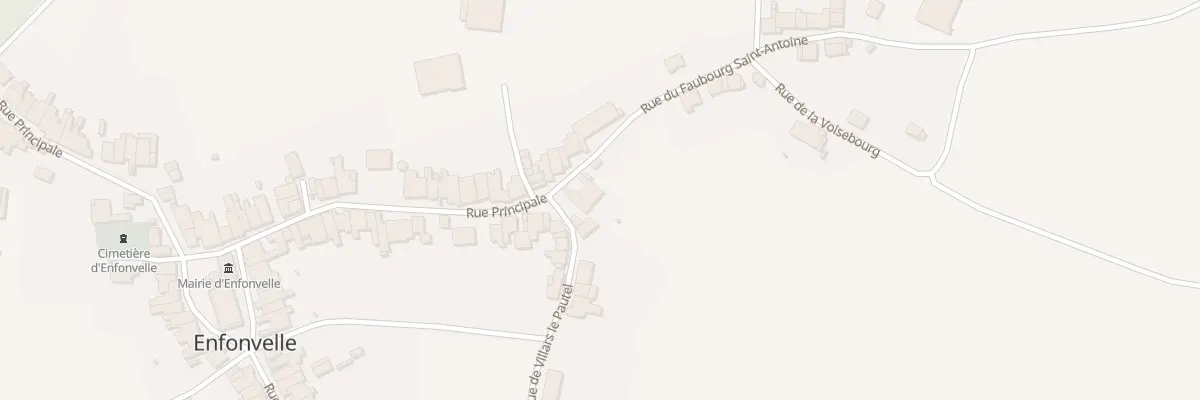 Plan du 2 Rue du Faubourg Saint Antoine à Enfonvelle