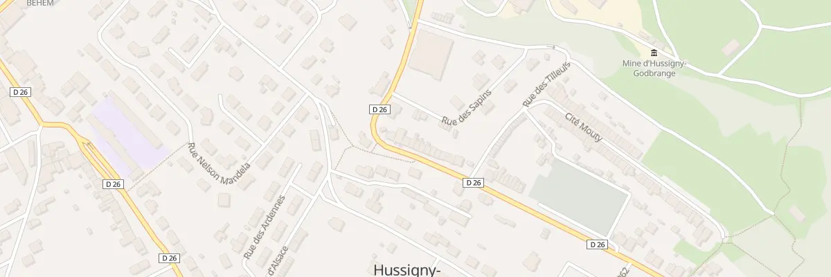 Plan du 58 Rue du Mal Foch à Hussigny-Godbrange