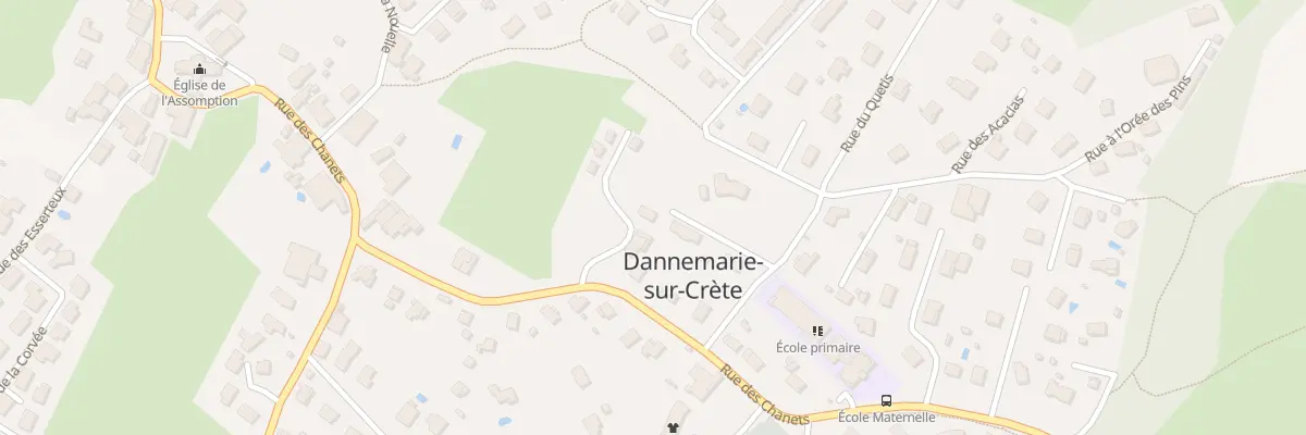 Plan du 2D Rue du Quetis à Dannemarie-sur-Crète